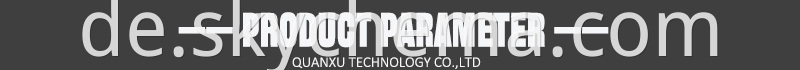 Product Parameter